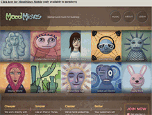 Tablet Screenshot of moodmixes.com